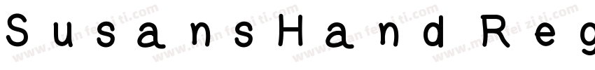SusansHand Regular字体转换